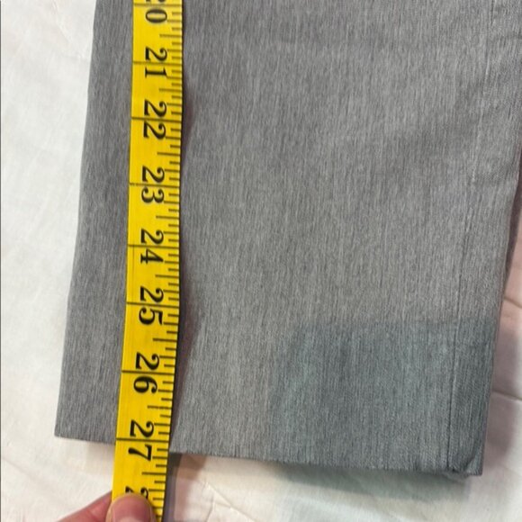 Banana Republic Women's High Rise Sloan Classic Fit Trousers Light Gray Pants - Picture 7 of 8